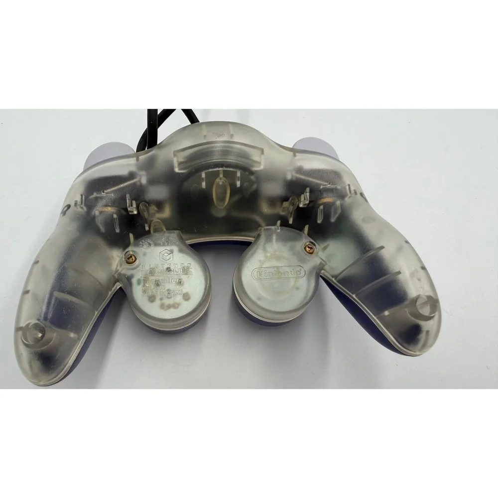 Nintendo‎ GameCube Controller Indigo Clear OEM DOL-003 Purple Translucent Tested